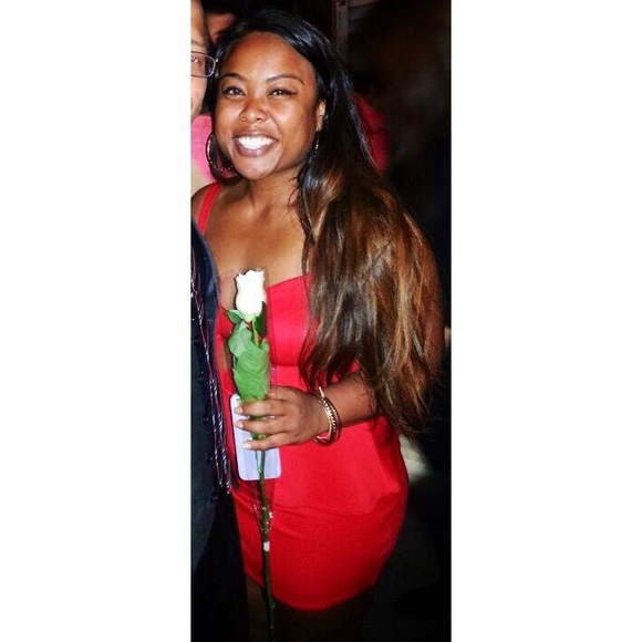 Charlotte Russe red peplum dress - Picture 5 of 6